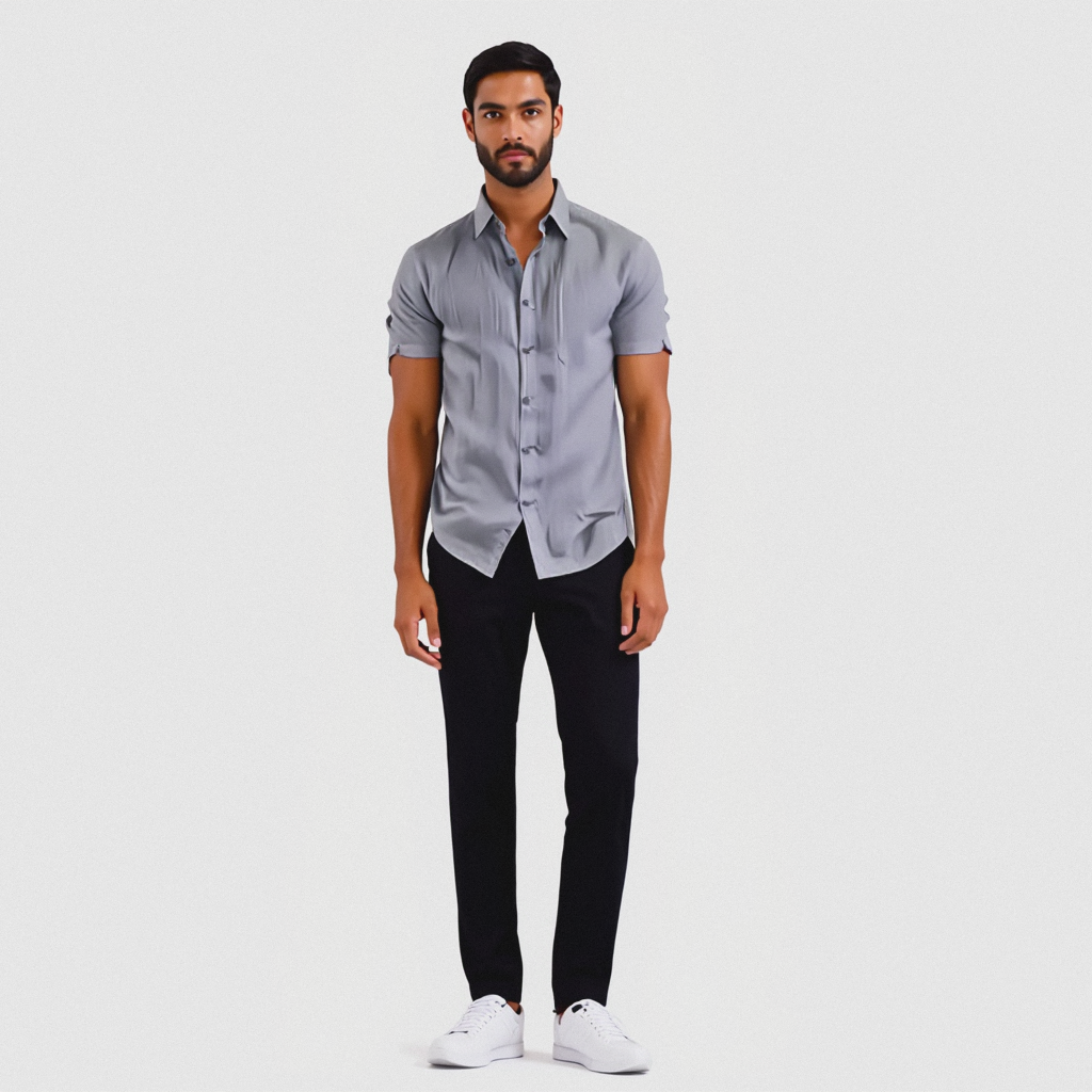 Casual Linen Short Sleeve Shirt