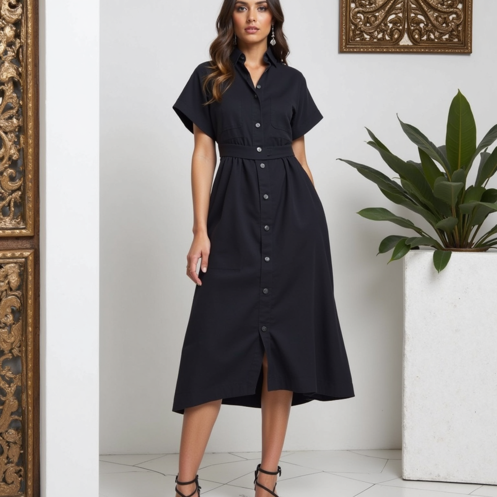 Elegant Dress Denim