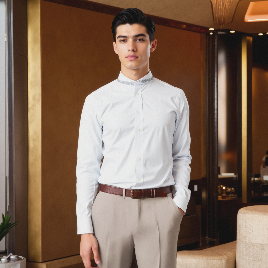 Anti-Wrinkle Casual Trousers