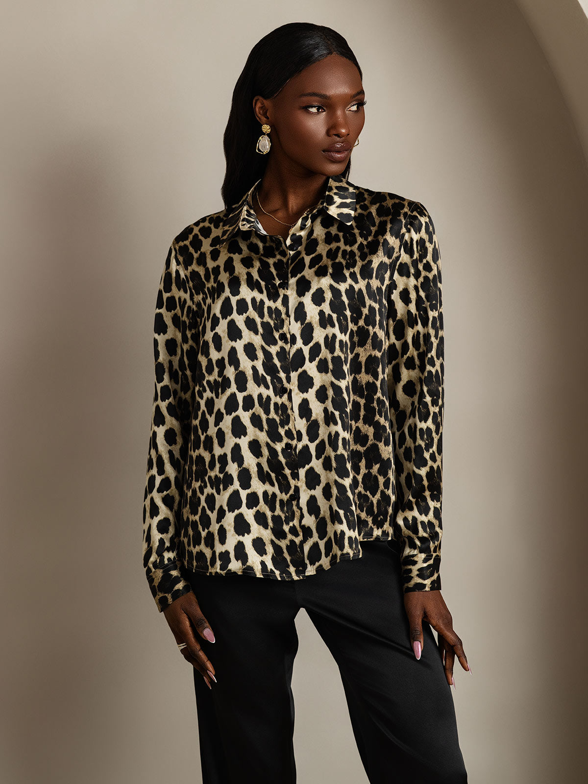 Silky Velvette Collared Top