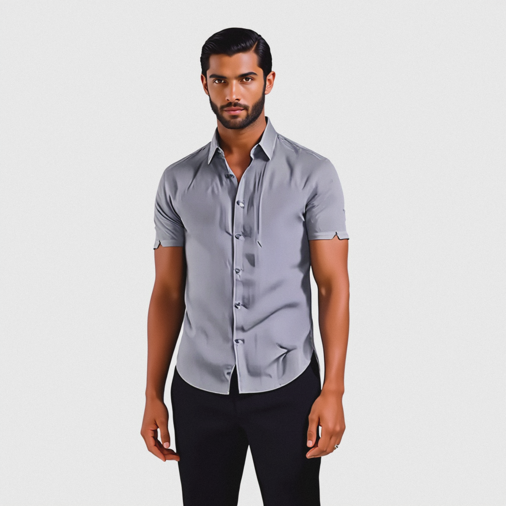 Casual Linen Short Sleeve Shirt