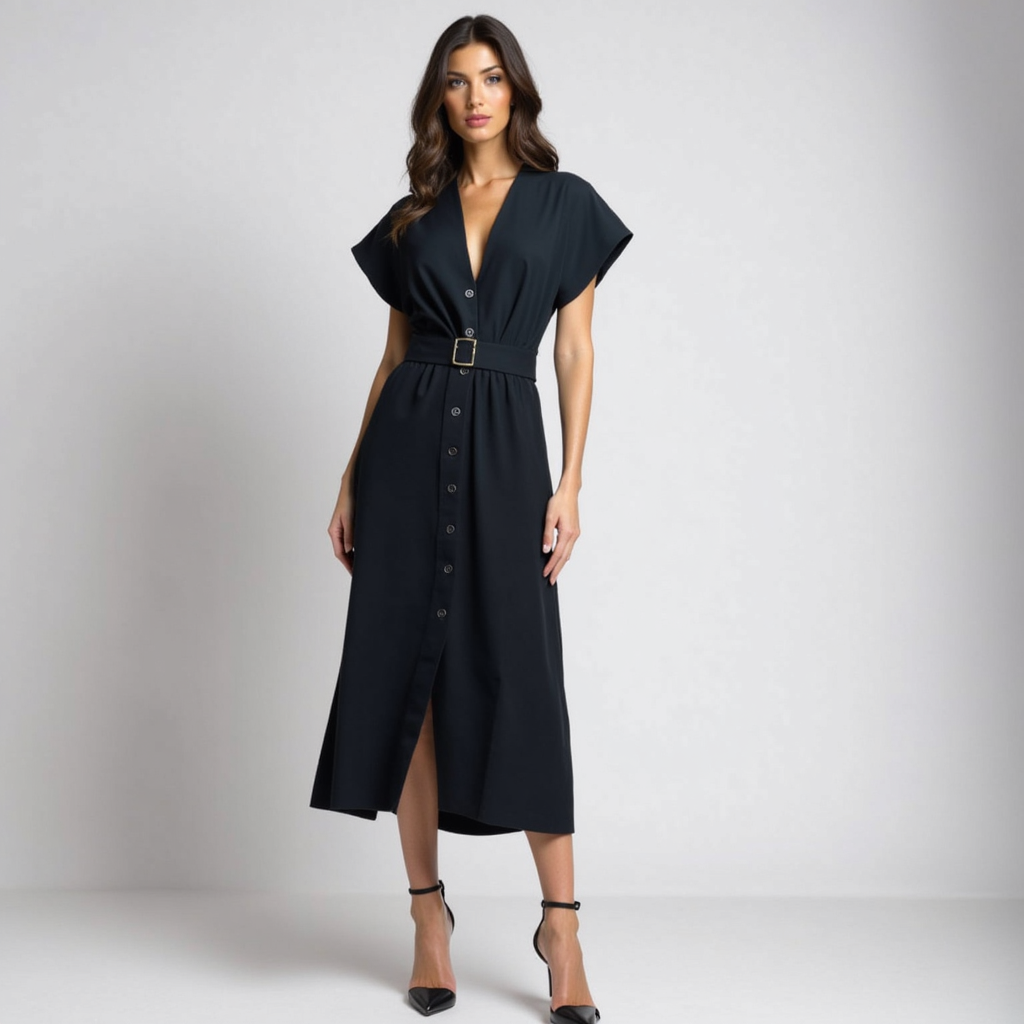 Elegant Dress Denim