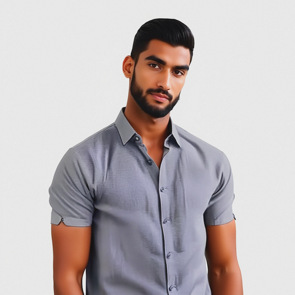 Casual Linen Short Sleeve Shirt