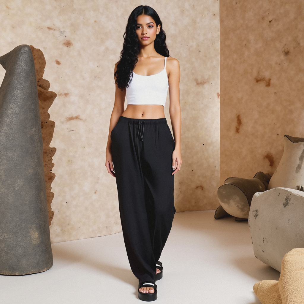 Linen Trousers Stretchy